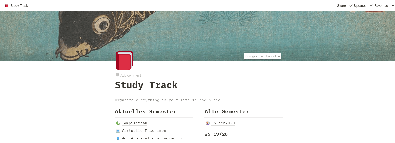 Make your life easier with linked databases in notion