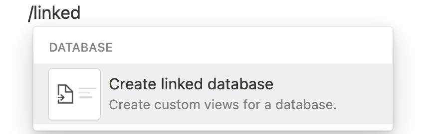 linked-database
